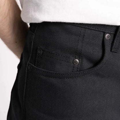 FOREVER BLACK SELVEDGE - Strong Guy 12.5oz - Raw Denim