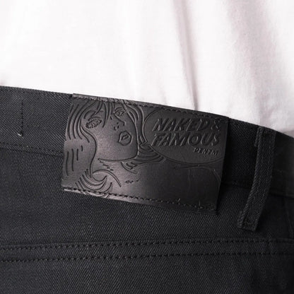 FOREVER BLACK SELVEDGE - Strong Guy 12.5oz - Raw Denim