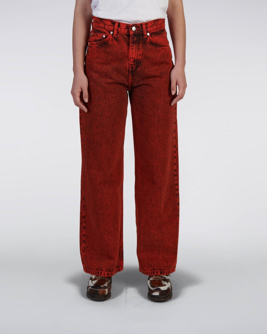 W's Olivia Pant  - Blue Ruby Overdyed - L30