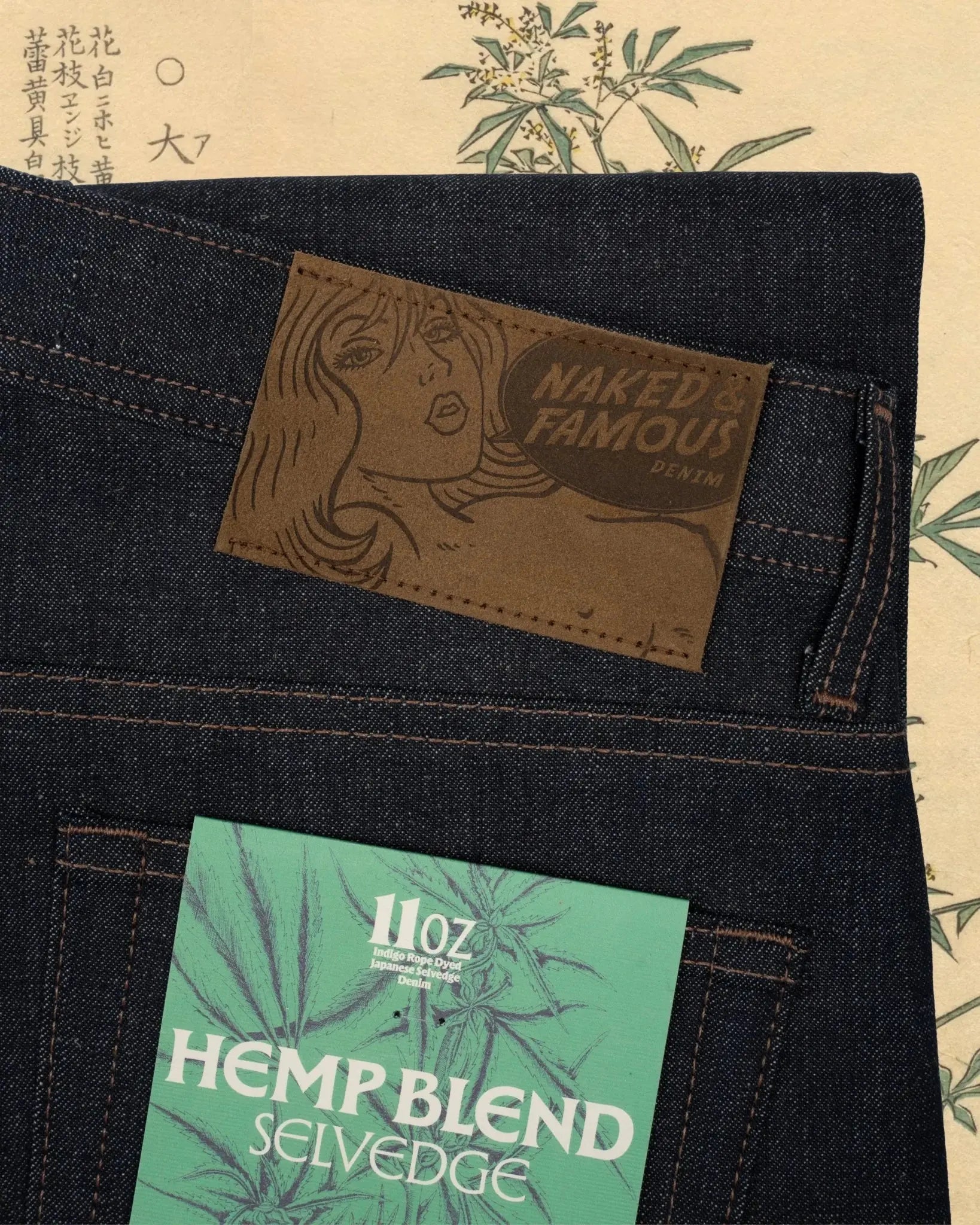 HEMP BLEND SELVEDGE - True Guy 11oz - Raw Denim