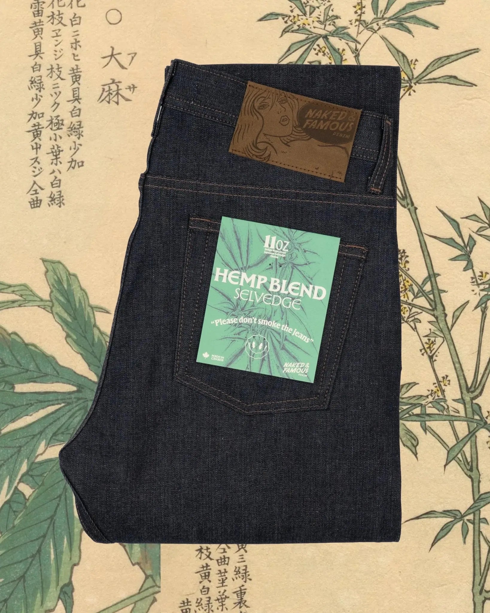 HEMP BLEND SELVEDGE - True Guy 11oz - Raw Denim