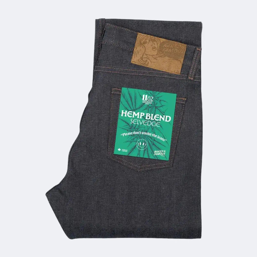 HEMP BLEND SELVEDGE - True Guy 11oz - Raw Denim