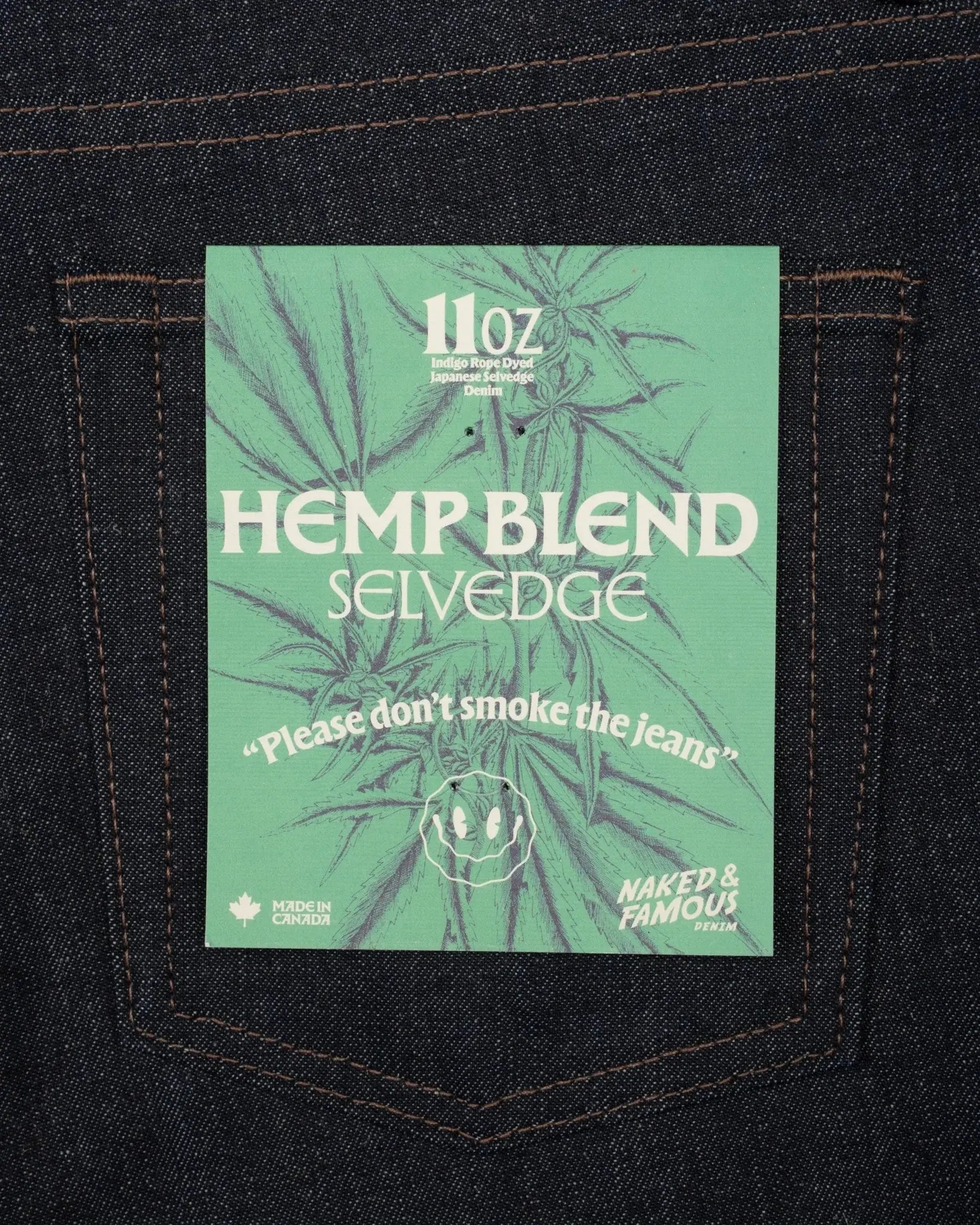 Hemp Blend Selvedge – True Guy 11oz