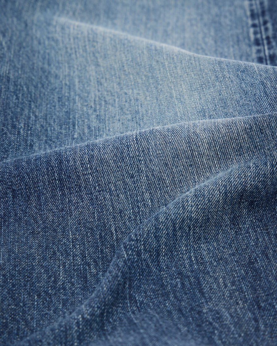 Loose Jeans - Kurabo Recycle Selvedge 14oz - Blue Dark Used - L32