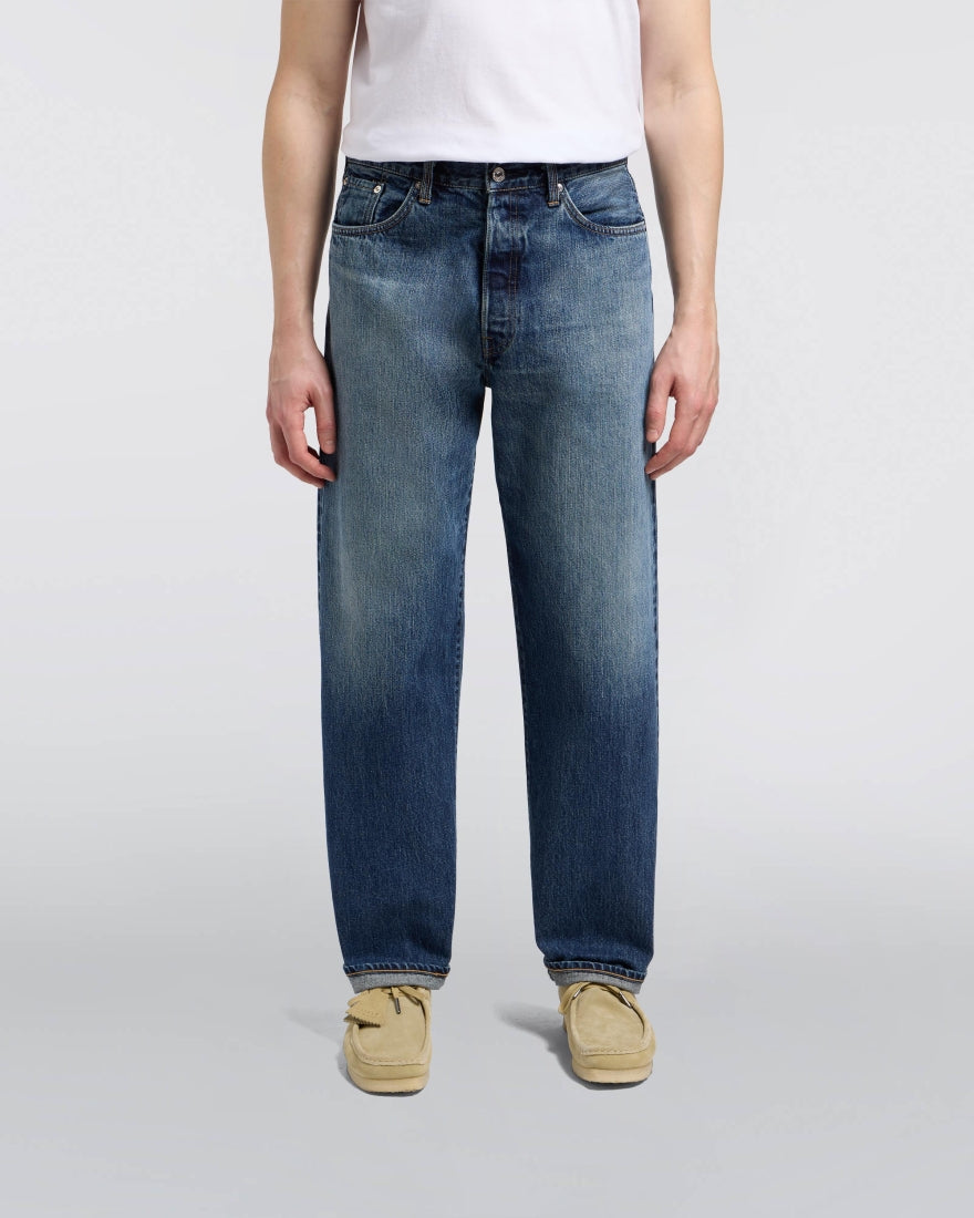 Loose Jeans - Kurabo Recycle Selvedge 14oz - Blue Dark Used - L32