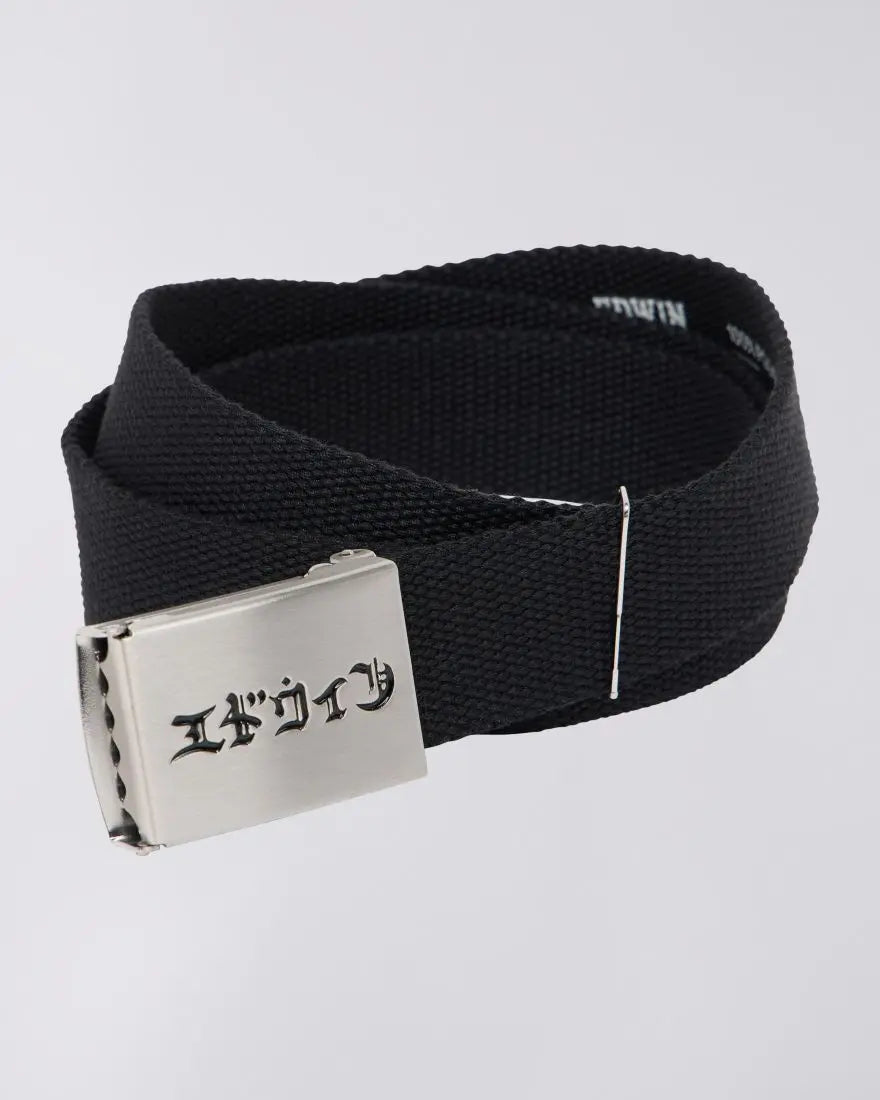 Katakana Clip Belt – Black