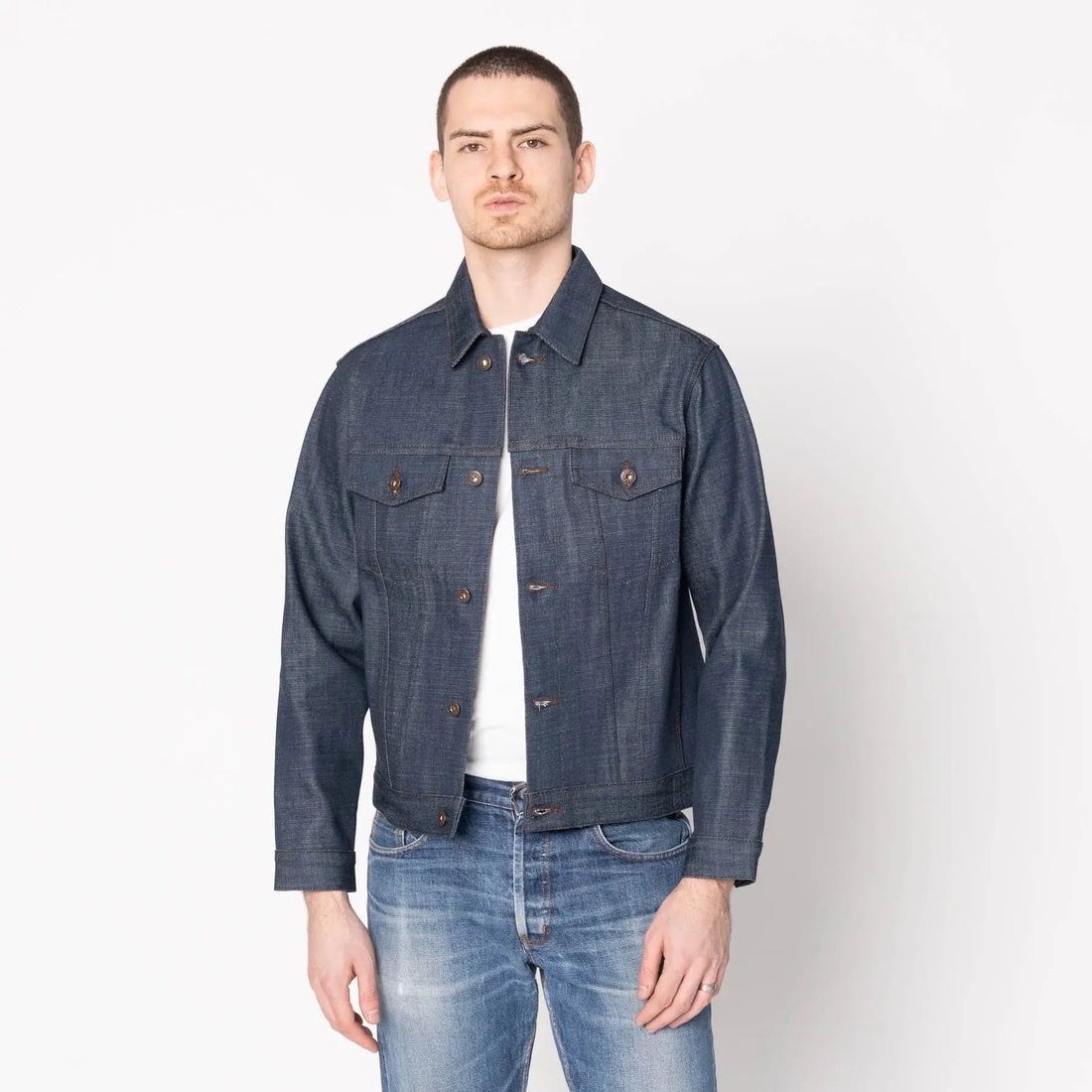 KAWATARO SELVEDGE - Denim Jacket 14.5 oz - Raw Denim
