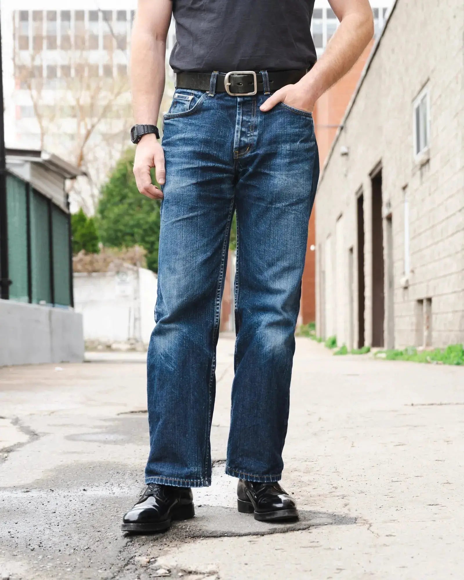 LEFT HAND TWILL - Strong Guy 13.75oz - Raw Denim
