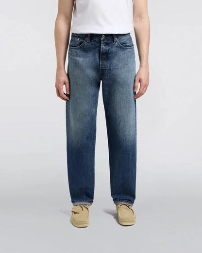 LOOSE JEANS - Blue Dark Used - Raw Denim