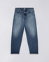 LOOSE JEANS - Blue Dark Used - Raw Denim