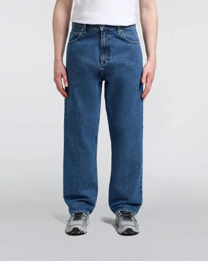 MATRIX PANT - Blue Mid Marble Wash - Raw Denim