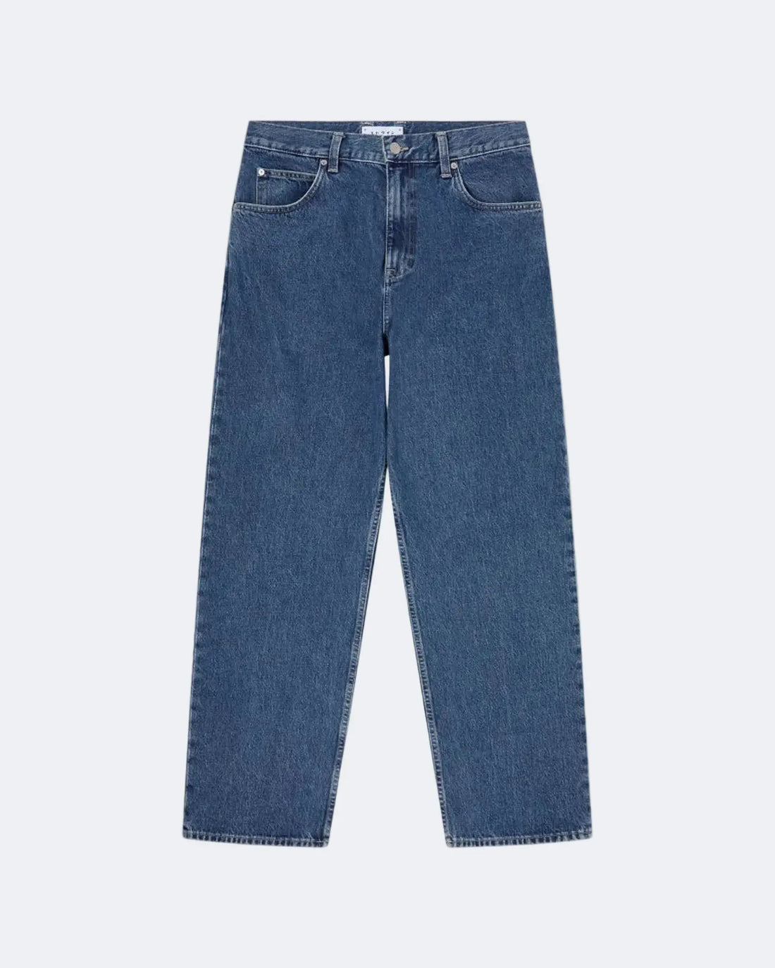 MATRIX PANT - Blue Mid Marble Wash - Raw Denim