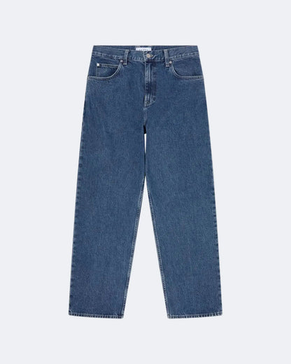 MATRIX PANT - Blue Mid Marble Wash - Raw Denim