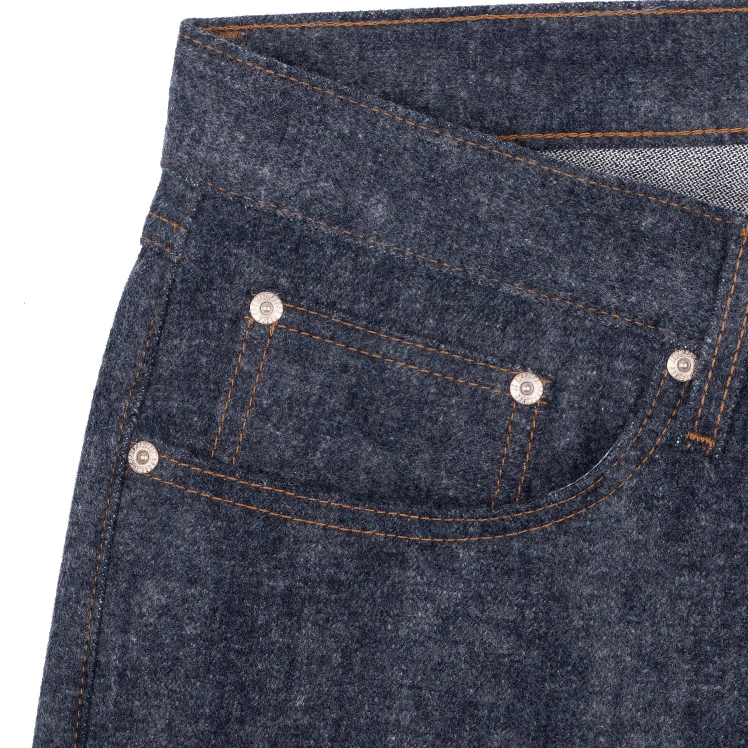 MAX BRUSH SELVEDGE - True Guy 13.75 oz - Raw Denim