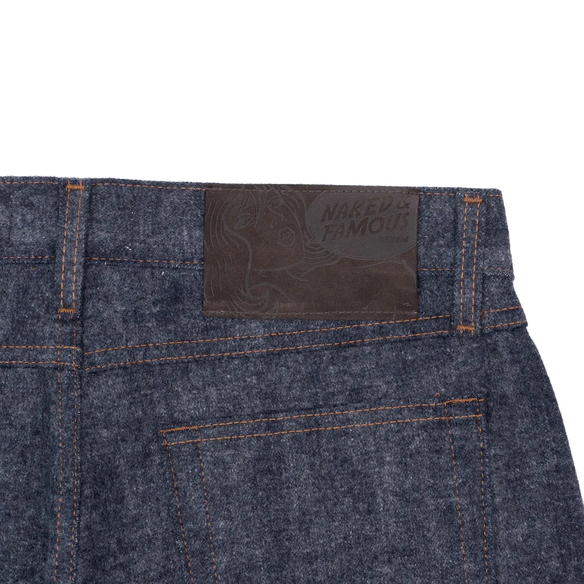 MAX BRUSH SELVEDGE - True Guy 13.75 oz - Raw Denim