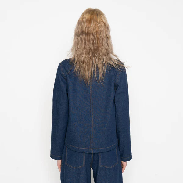 W's GRACIE JACKET - Dungaree Nep Denim Jacket