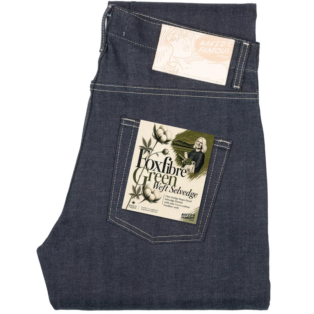 Easy Guy - Foxfibre Green Weft 13 oz