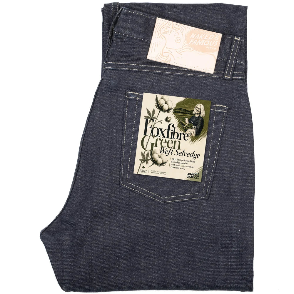 True Guy - Foxfibre Green Weft 13 oz