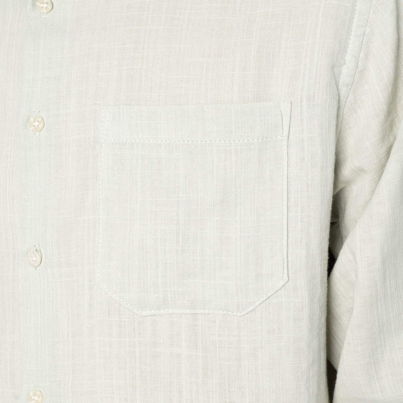 TRUE SHIRT - Double Weave Slub Gauze Shirt - Mint