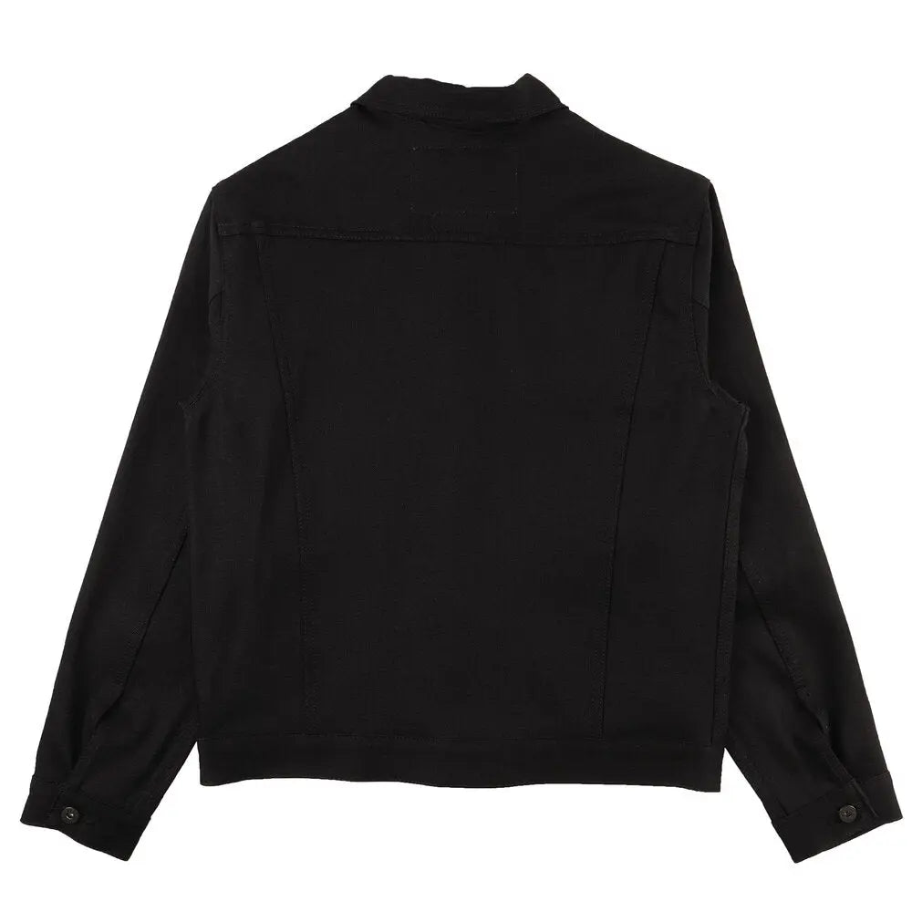 Naked & Famous - Denim jakke - Solid Black 13 oz - Raw Denim