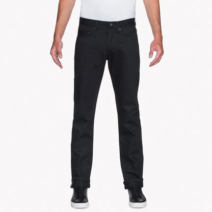 Naked &amp; Famous - Solid Black - 13 oz - Raw Denim