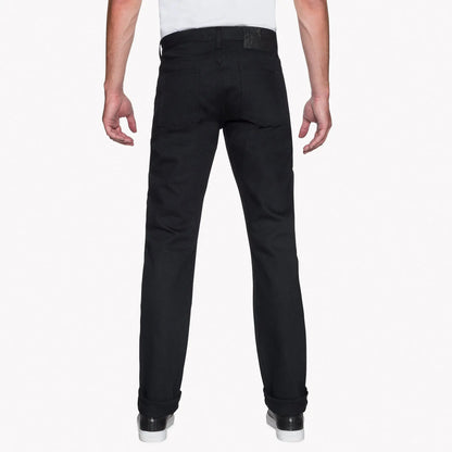 Naked &amp; Famous - Solid Black - 13 oz - Raw Denim