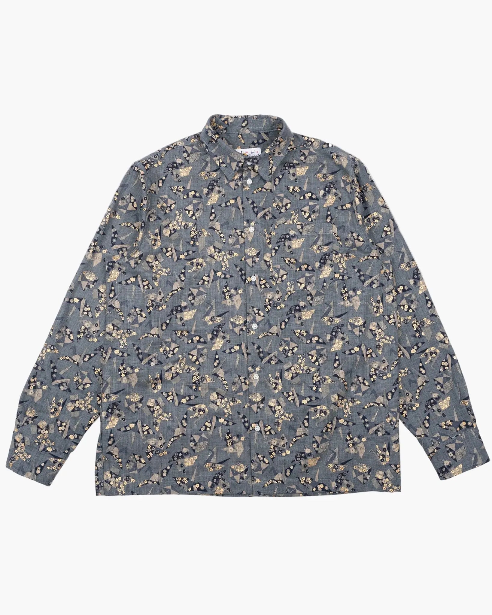 TRUE SHIRT - Origami Poplin - Raw Denim