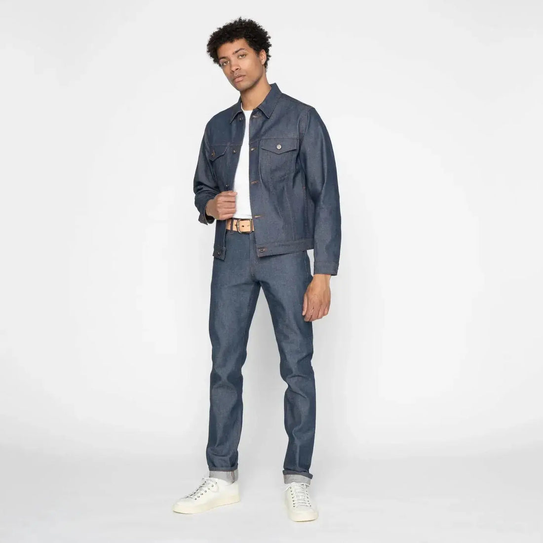 NATURAL INDIGO SELVEDGE - Denim jakke - 12oz - Raw Denim