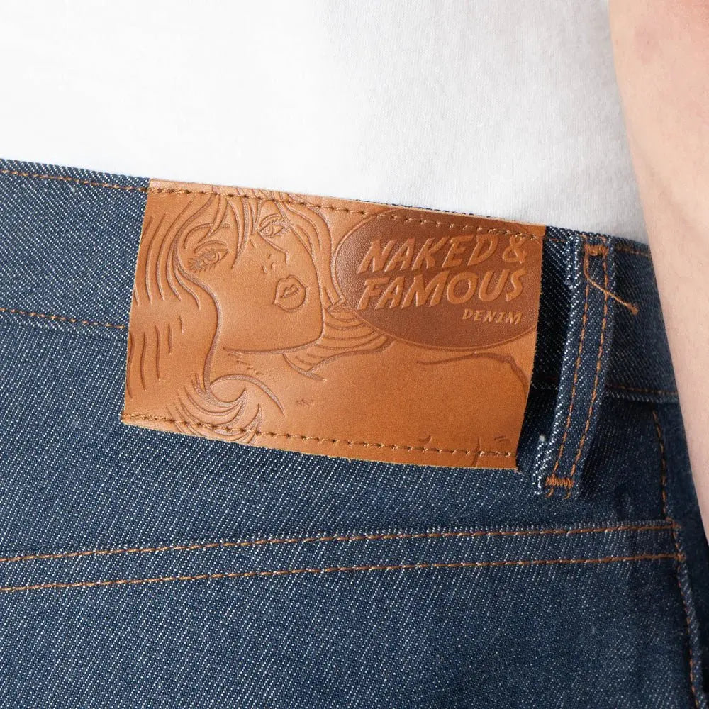 NATURAL INDIGO SELVEDGE - Strong Guy 12.5oz - Raw Denim