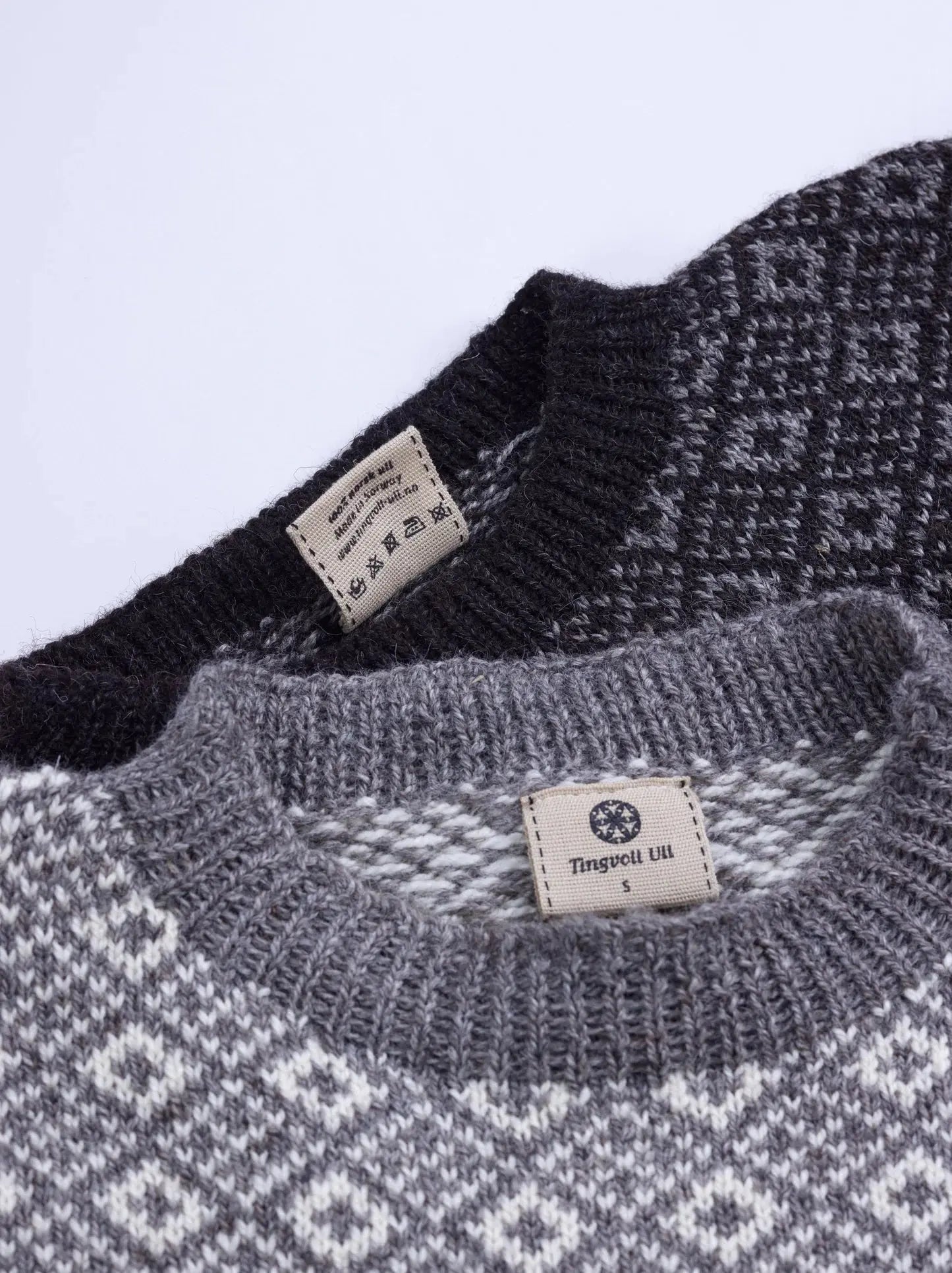 OLVE ULLGENSER - Dark Brown &amp; Grey - Raw Denim