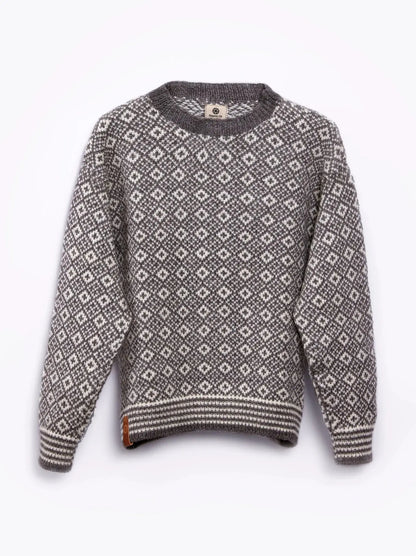 OLVE ULLGENSER - Grey &amp; Natural White - Raw Denim