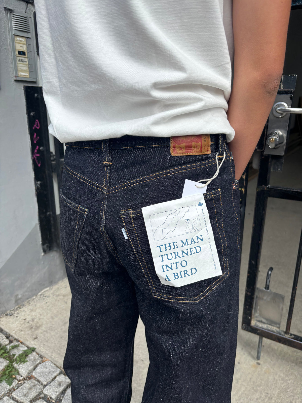 Omoto 0811 - 15.5oz Slup Nep Denim - Loose Wide Fit