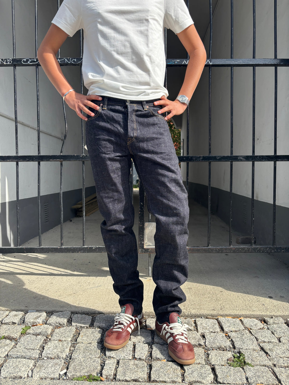 Omoto 0411 - 15.5oz Slup Nep Denim - Straight Fit