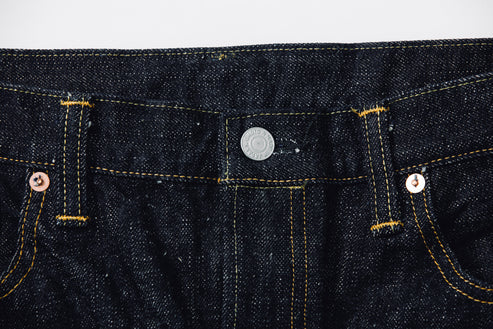 Omoto 0411 - 15.5oz Slup Nep Denim - Straight Fit
