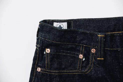 Omoto 0411 - 15.5oz Slup Nep Denim - Straight Fit