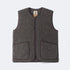 PEPITKO WOOL VEST - Graphite - Raw Denim