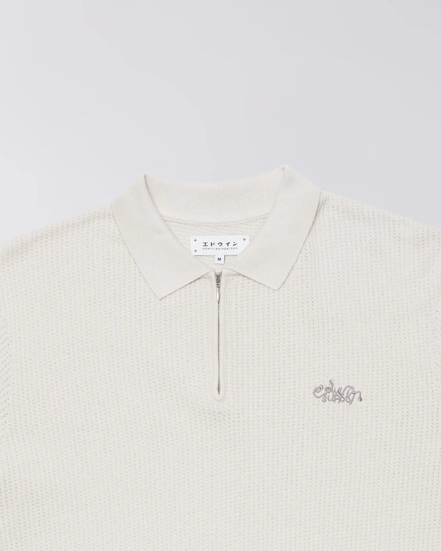 RICK POLO KNIT SS - Blue / Light Grey - Raw Denim
