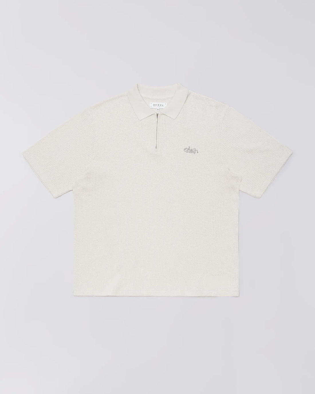 RICK POLO KNIT SS - Blue / Light Grey - Raw Denim