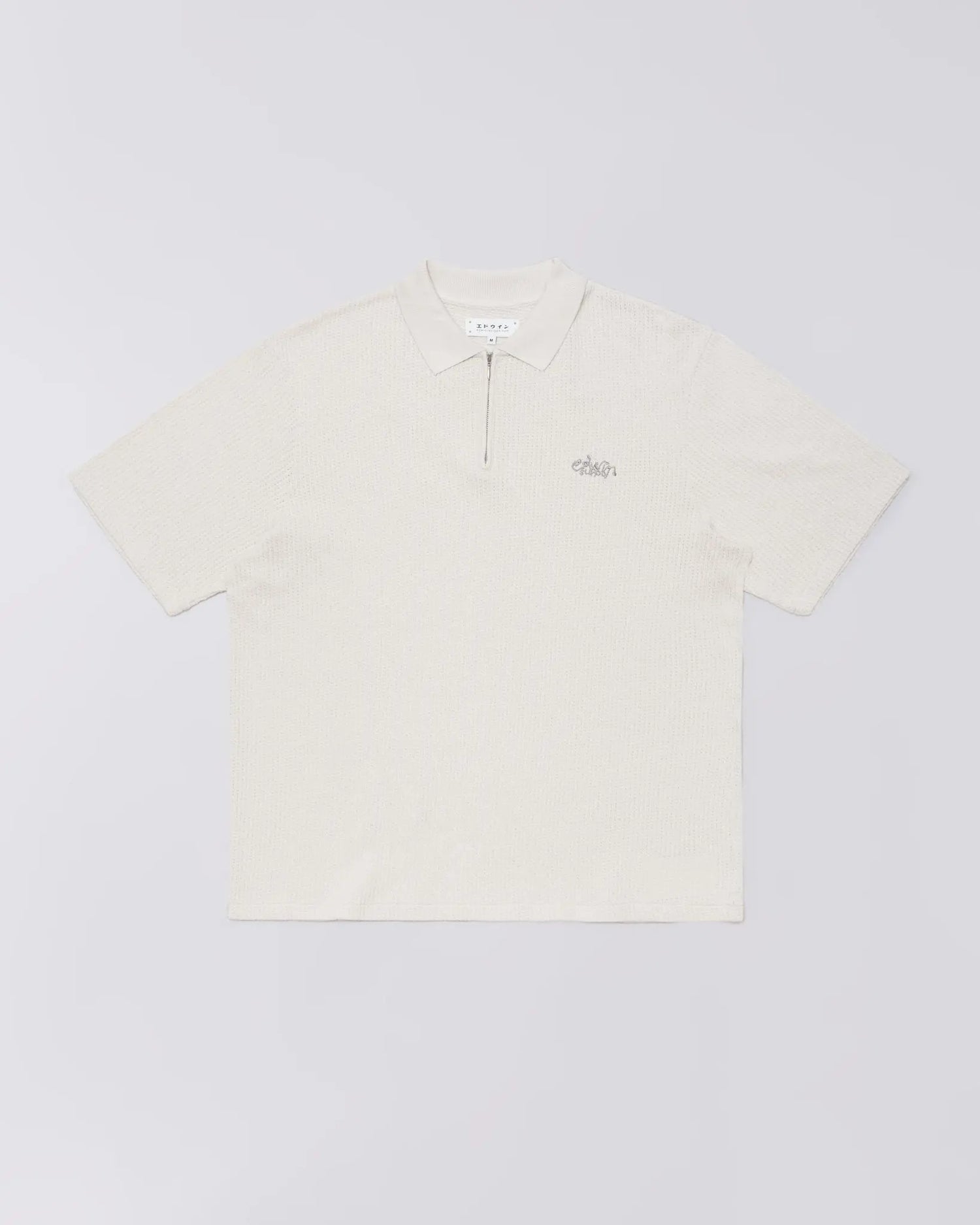 RICK POLO KNIT SS - Blue / Light Grey - Raw Denim