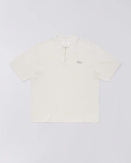 RICK POLO KNIT SS - Blue / Light Grey - Raw Denim