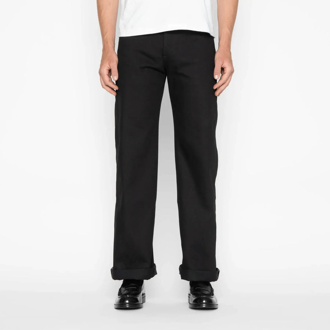 SOLID BLACK - Strong Guy - 13 oz - Raw Denim