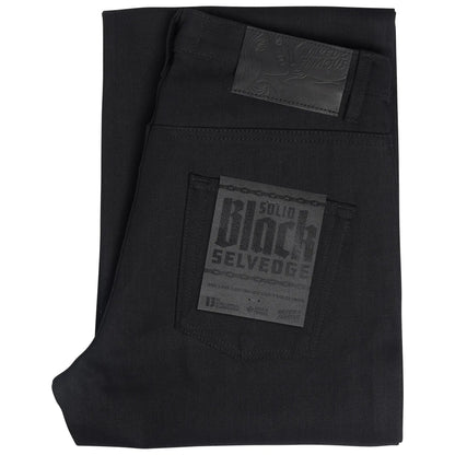 SOLID BLACK - Strong Guy - 13 oz - Raw Denim