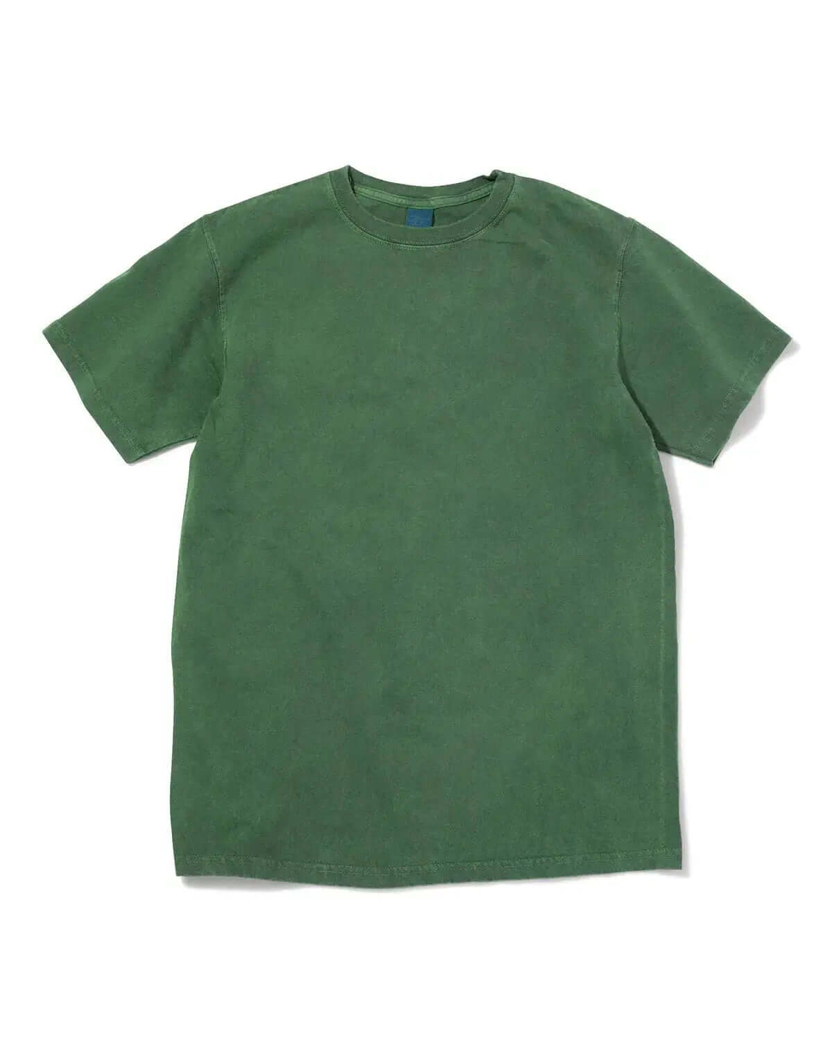 S/S CREW TEE - P - Dark Green - Raw Denim
