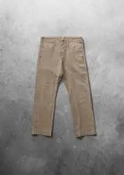THE ONE CHINO - Sand - Raw Denim