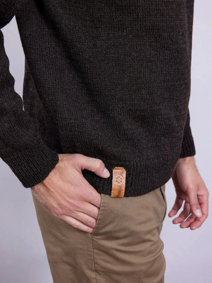 TROLLA ULLGESNER - Dark Brown - Raw Denim