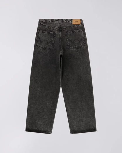 WIDE PANT Black - Mid Dark Used - Raw Denim