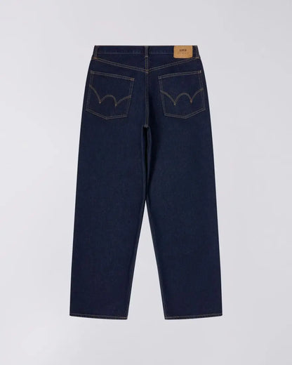 WIDE PANT Blue - Blue Rinsed - Raw Denim