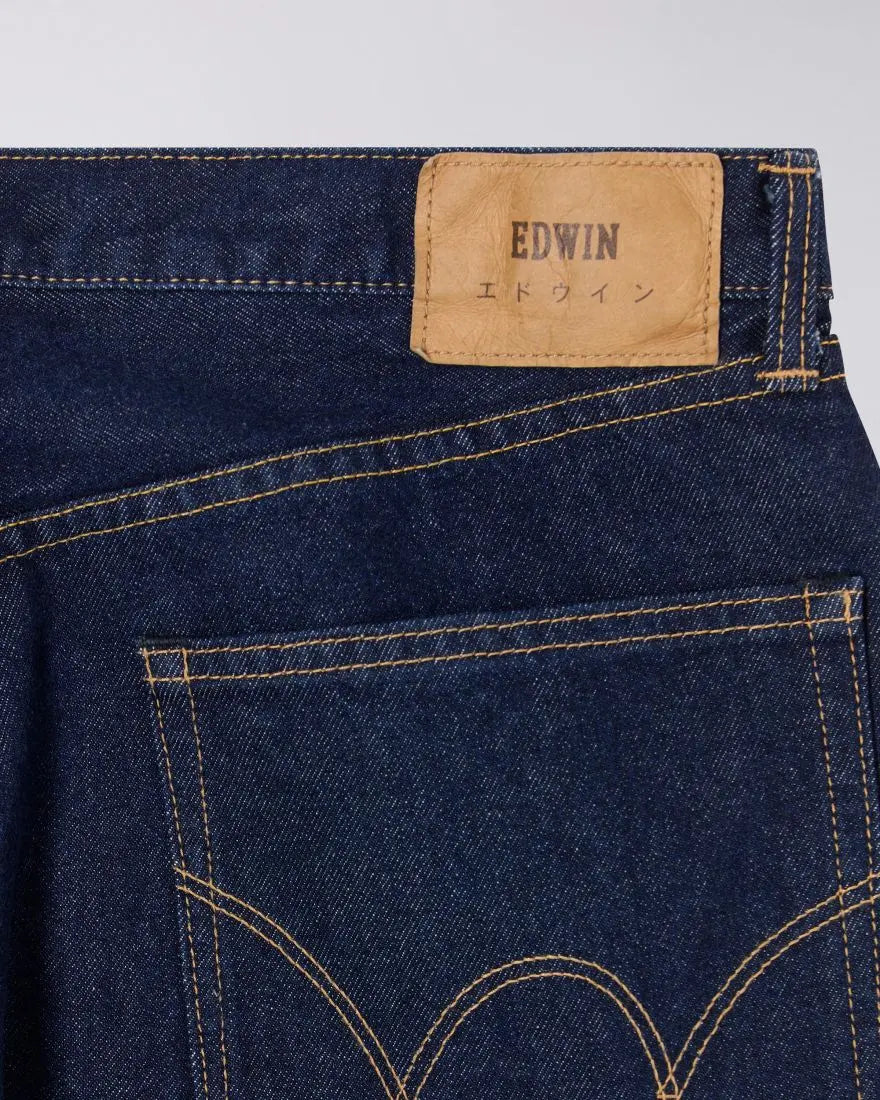 WIDE PANT Blue - Blue Rinsed - Raw Denim