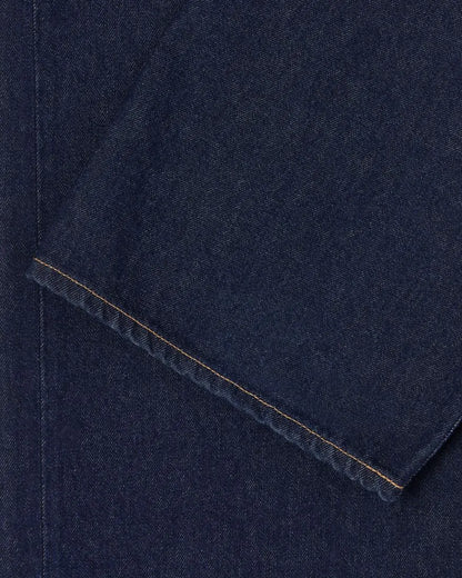 WIDE PANT Blue - Blue Rinsed - Raw Denim