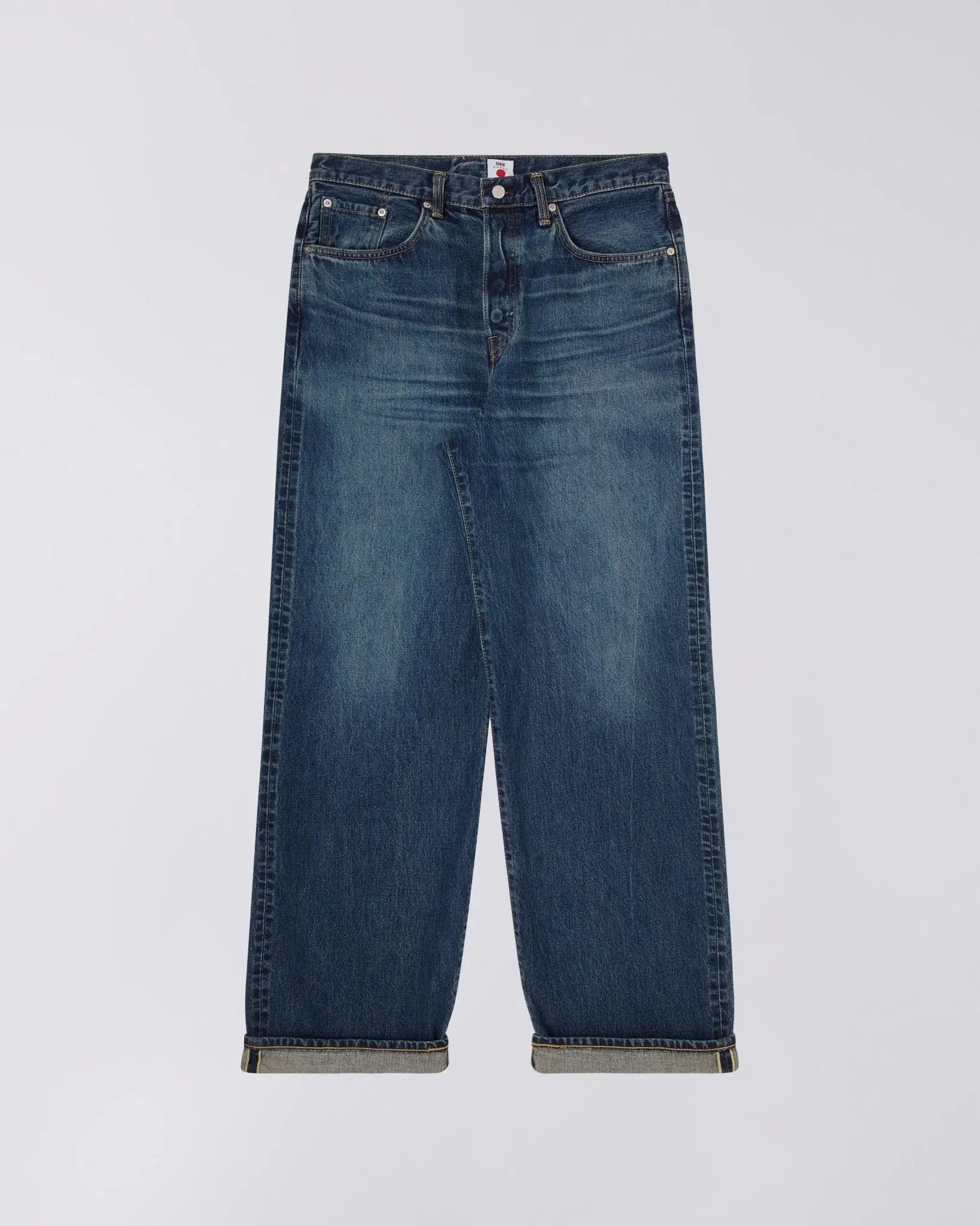 Wide Pant - Blue - Dark Used - EDWIN - Vintage Jeans